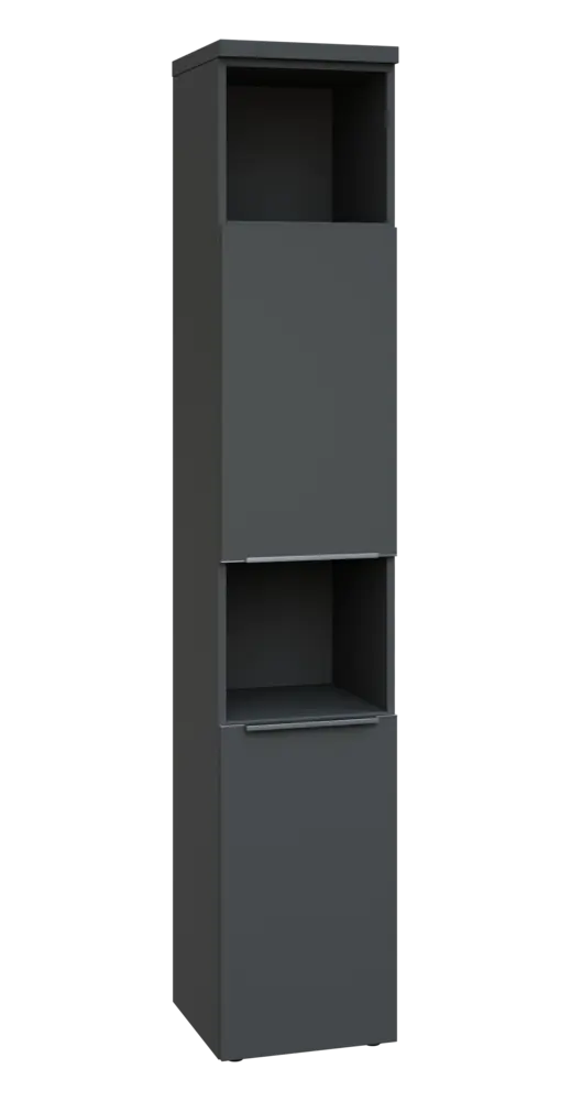 SIN 6 - 42DN2 kancelářská skříň, 2-dveřová/nika, pravá, 2170x400x400, antracit